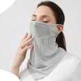 thumbnail image 3 of UV Protection Ice Silk Mask Neckline Mask Face Scarf Face Mask Ice Silk Bi D709, 3 of 8