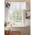 thumbnail image 2 of Skull Valances for Windows Wood Grain Halloween Rod Pocket Curtains Valance Short Window Treatment Drapes for Living Room, Bedroom Bathroom 60"&nbsp;W x 18" L, 2 of 5