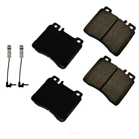 Akebono EURO Ultra-Premium Brake Pad Set, Ceramic Fits select: 1994-1999 MERCEDES-BENZ S, 1992-1993 MERCEDES-BENZ 400