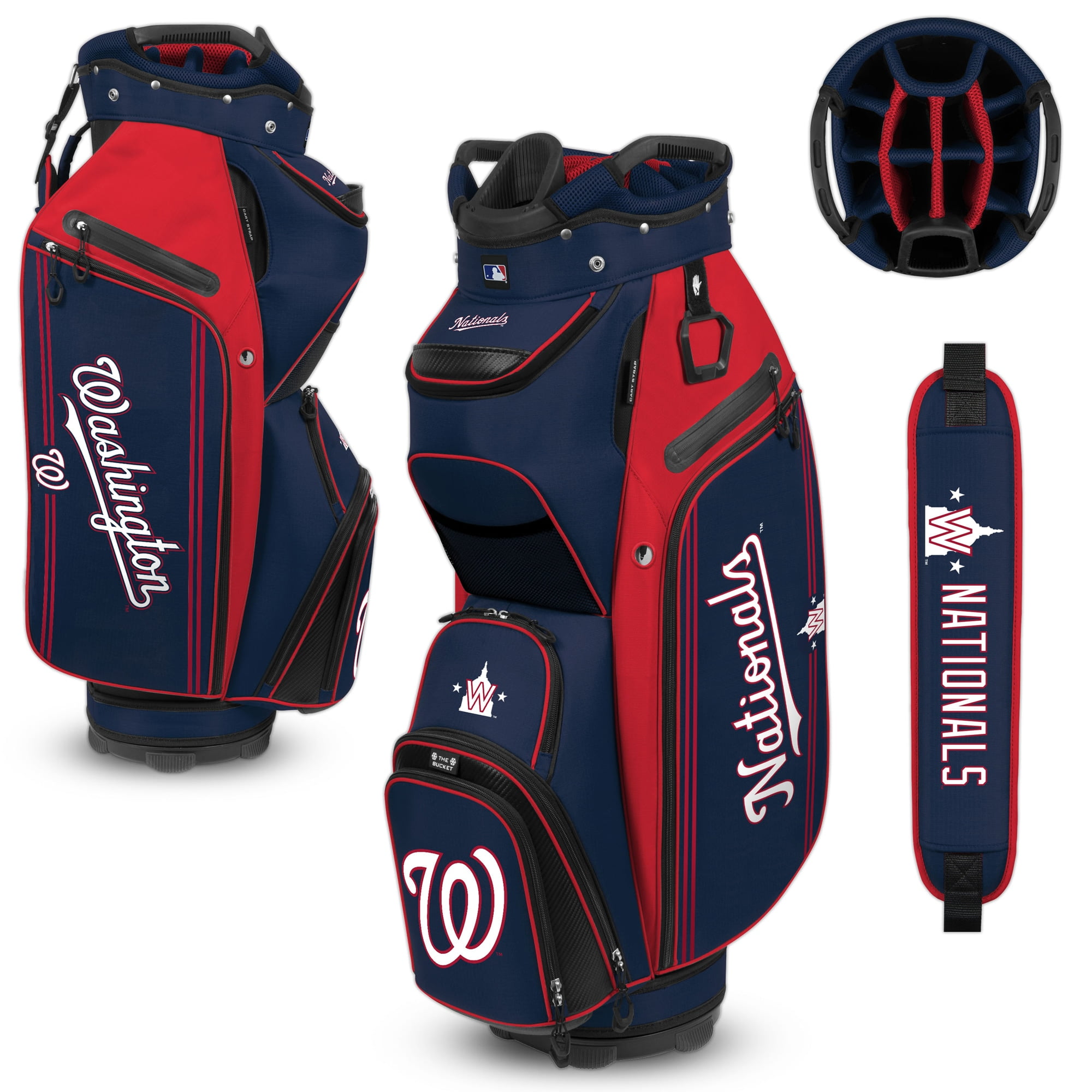 WinCraft Washington Nationals Bucket III Cooler Cart Golf Bag