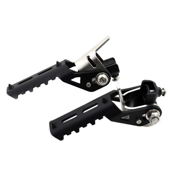 zuzengstory Suitable for FOR HARLEY for PAN for AMERICA 1250 PA1250 for PANAMERICA1250 2021 2020 Motorcycle Highway Front Foot Pegs Folding Footrests Clamps 22-25mm