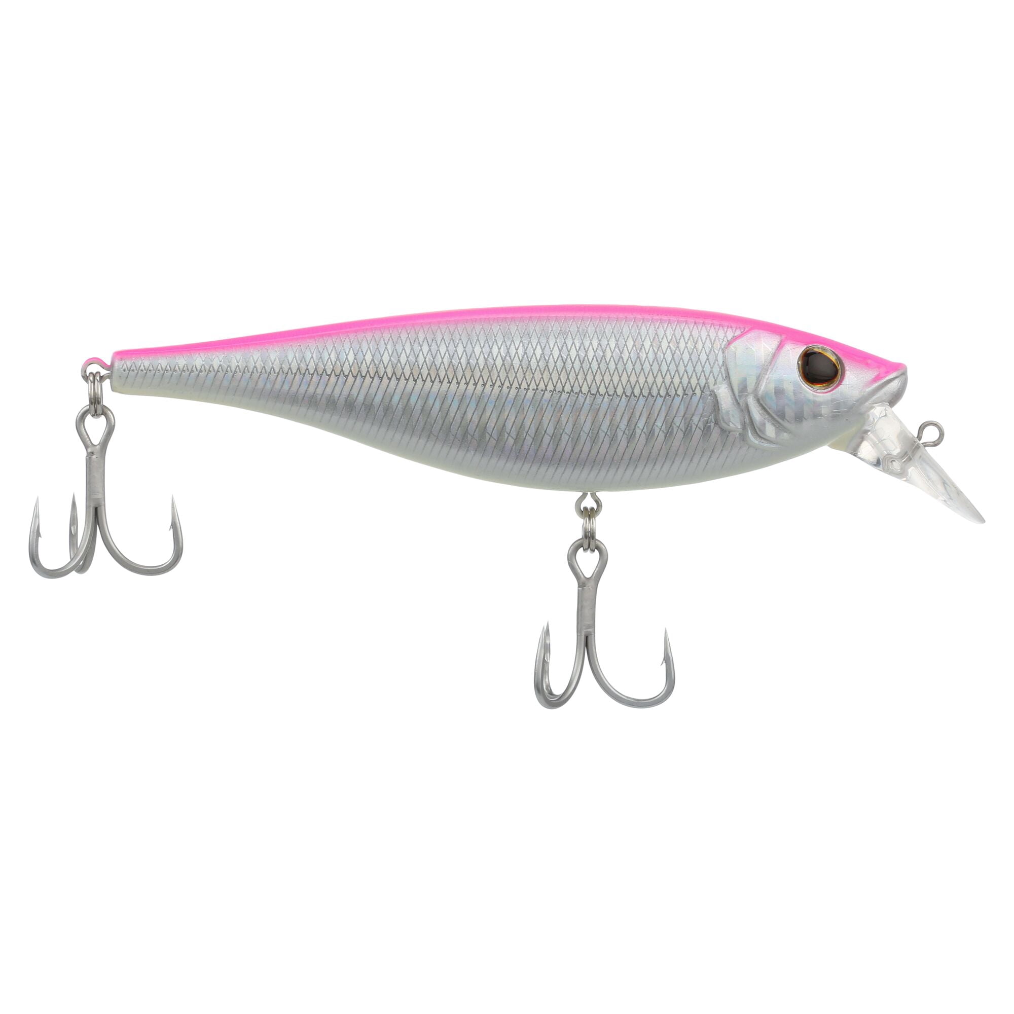 Berkley Juke Saltwater, 5 in, Crankbaits, Pink Silver (1 Count)