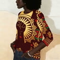 thumbnail image 6 of Pounoo Freedom Graphic Shirts for Women Summer Vintage 3/4 Sleeve Crew Neck Tops Casual Pride Celebrating Holiday Month Shirt Gift, 6 of 9