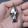 thumbnail image 1 of European and American Fashion Vintage Necklace Domineering Hollow Skull Pendant Titanium Steel Stainless Steel Pendant Men s Personality, 1 of 5