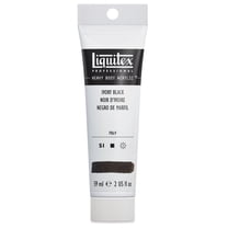 Liquitex Heavy Body Artist Acrylics - Ivory Black, 2 oz Tube