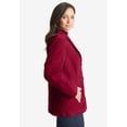 thumbnail image 3 of Jessica London Women's Plus Size Suede Blazer, 3 of 5