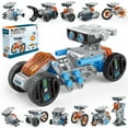 thumbnail image 4 of 12 in 1 Robot Architecture Education Kit STEM Gift for Boys Aged 3-13, DIY Science Robot Toys for Children and Teenagers' Birthday, 202 pieces, 4 of 12
