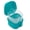 Purple, variant on Plutput Denture Bath Case Box Cup Container with Basket Denture Holder for Travel and Cleaning(Green)