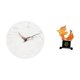 thumbnail image 5 of Reloj de pared silencioso para el hogar, cocina, oficina, estudio, con escultura de , adorno de resina, artesanía, estatua de carpa moderna china,, 5 of 8