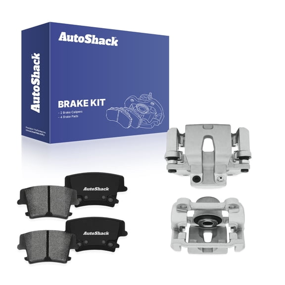 AutoShack Rear Brake Calipers   Premium Ceramic Brake Pads Replacement for 2006-2021 Dodge Charger 2005-2021 Chrysler 300 2009-2021 Dodge Challenger 6-PC Kit