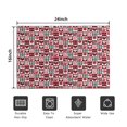thumbnail image 5 of Red and Black Christmas Love Pattern Door Rugs,Washable Non Slip Door Mats Indoor,Decorative Door Mats,Entry Mat Indoor for Entrance,Bedroom,Kitchen,Bathroom,16"x24", 5 of 6