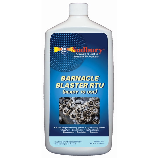 SUDBURY Barnacle Remover 870-32 Barnacle Blaster; Ready To Use; 32 Ounce Bottle; Single