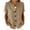 Khaki, variant on LIaqionyy Womens Cotton Linen Blouse Shirts V Neck Short Sleeve Button down Loose Casual Vacation Clothes