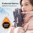 thumbnail image 3 of Transemion Non-displacement Cycling Gloves Warm And Waterproof Suitable For Winter Outdoor Activities black, 3 of 6