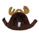 thumbnail image 4 of Disfraz de mascota, gato, perro, madera, cuerno de reno, gorro para mascota, gorro de caza de peluche para perro, gorro de caballero para perro, 4 of 5