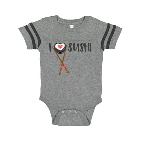 

Inktastic Kawaii I love Sushi Gift Baby Boy or Baby Girl Bodysuit
