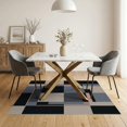 thumbnail image 3 of ODIKA 5'x7' Washable Area Rug Alfombras Balanced Grid Sleek Muted Tone Bedrooms Para Habitacion for Small Living Room, Bedroom, Easy Care, Non-Shedding, Pet Friendly, 3 of 7