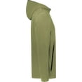 thumbnail image 4 of Augusta Sportswear B29634647 Eco Revive Polar Fleece Hooded Full-Zip Jacket, Olive - 2XL, 4 of 7