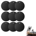 thumbnail image 2 of Paquete de 9 placas de metal para imán de teléfono, con adhesivo 3M de repuesto para soporte magnético para teléfono de coche, soporte de cuna, 2 of 8