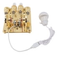 thumbnail image 1 of 4 Cylinder Stirling Engine Kit with LED Light DIY Educational Physics Model for Students and Science Projects, 1 of 7