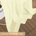 thumbnail image 4 of XUEYU Sheer Curtains 72 Inch Long, Window Curtain Panels, Rod Pocket Voile Sheer Panel Drapes, Light Filtering for Bedroom, Living Room, Yard, 2 Panels, 52" W x 72" L, Yellow, 4 of 7
