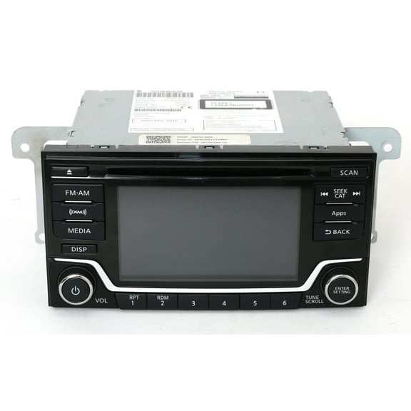 Restored Nissan Sentra 2013 AM FM Radio mp3 Single Disc CD Sirus XM Ready 281854AF1A (Refurbished)