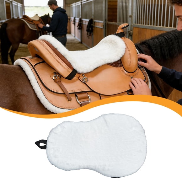 Colaxi Shock Absorbing Saddle Pad Horse Saddle Mat Portable Accessory Equestrian Equipment Equestrian Seat Cover for Trail Riding