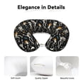 thumbnail image 4 of KLL Dancing Skeleton Party Pattern Memory Foam Cervical Neck Pillow Versatile U-Shaped Pillows for Home/Office/Camping/Travelling/Soft Washable Cover, 4 of 8