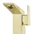 thumbnail image 4 of Carre Single Hole, Single-Handle, Bathroom Faucet in Brushed Gold, 4 of 12