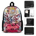 thumbnail image 2 of Hazbin Hotel Backpacks 3 Piece Set Bookbag with Lunch Bag And Pencil Case, 2 of 6