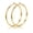 gold 40mm, variant on 14K Gold Plated Hoop Earrings for Women, Hypoallergenic Sterling Silver, 30–60MM, Jewelry Gift