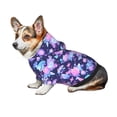 thumbnail image 6 of Uemuo White Skull Flower for Winter Dog Hoodie Sweatshirts with Pockets Warm Dog Clothes for Small Dogs Chihuahua-Small, 6 of 8