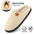 thumbnail image 3 of Ecetana Mens Slippers Memory Foam Warm House Slippers for Men Non Slip Fuzzy Shoes, 3 of 7