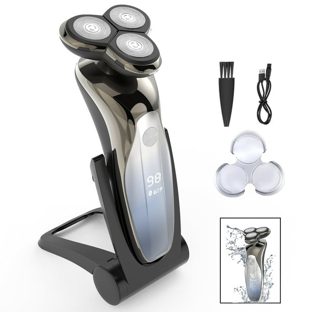 Electric Razor for Men, Mens Electric Shavers Dry Wet IPX7 Waterproof