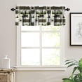 thumbnail image 4 of Rustic Cabin Kitchen Blackout Valance Curtains Bear Deer Forest Vintage Retro Western Country Wildlife Farmhouse Valances for Living Room Bedroom,54X18 1 Piece, 4 of 6