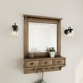 thumbnail image 5 of LNC 1-Light Farmhouse Brown Bathroom Vanity Light with Mason Jar Glass, 5 of 8