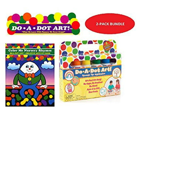 Do A Dot Art Marker Rainbow 6pack Activity Book Gift Set Color Me