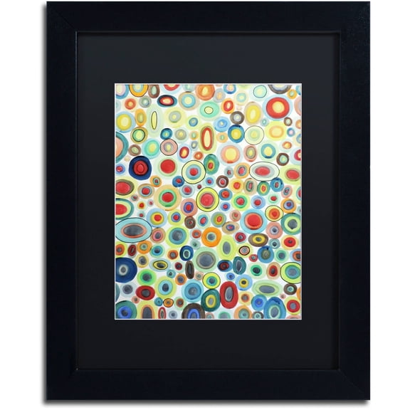 Sylvie Demers 'Viva' Black Matted Framed Art