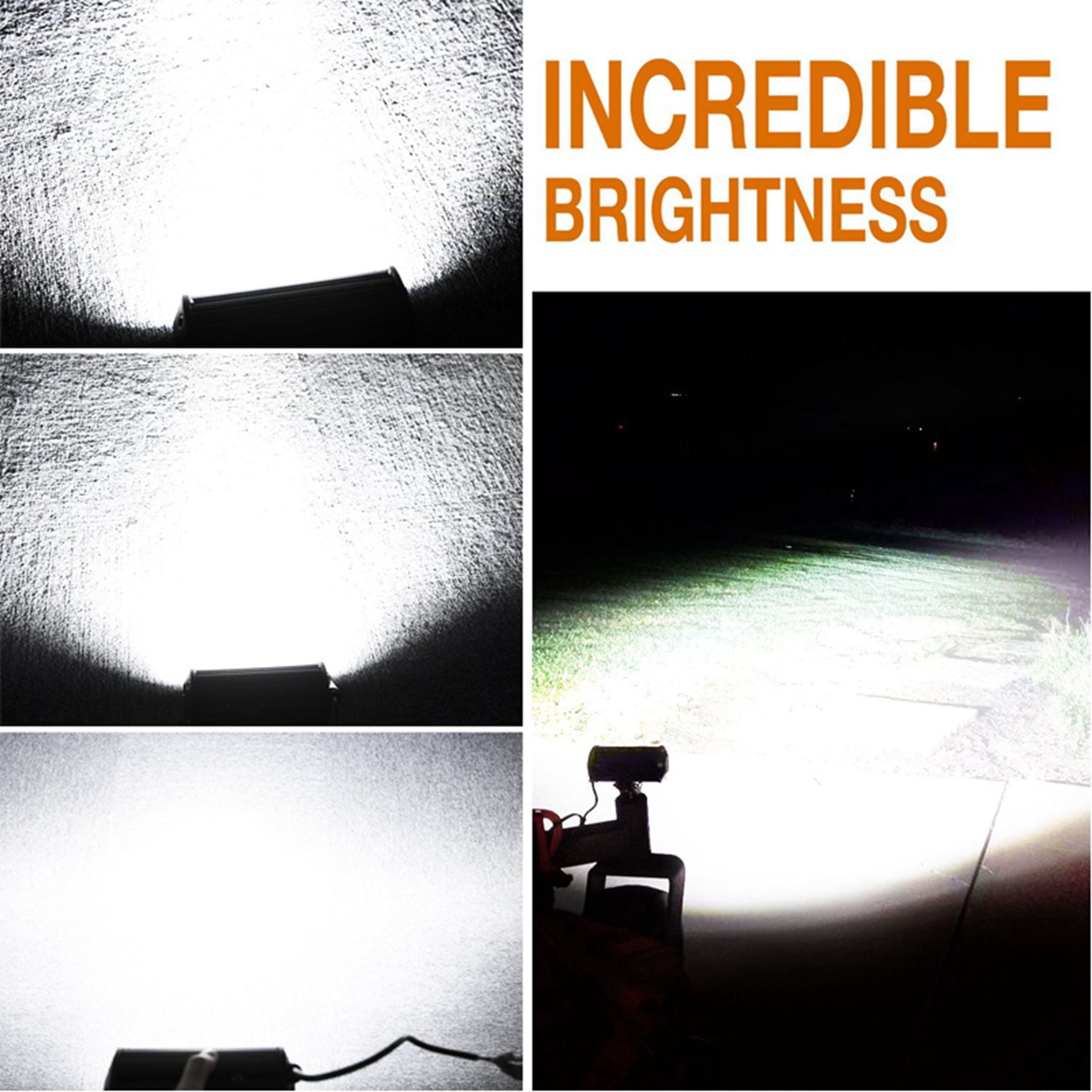 2X 7 Inch 120W Combo Led Light Bars Spot Flood Beam for Work Driving Offroad Boat Car Tractor Truck SUV ATV 12V 24V