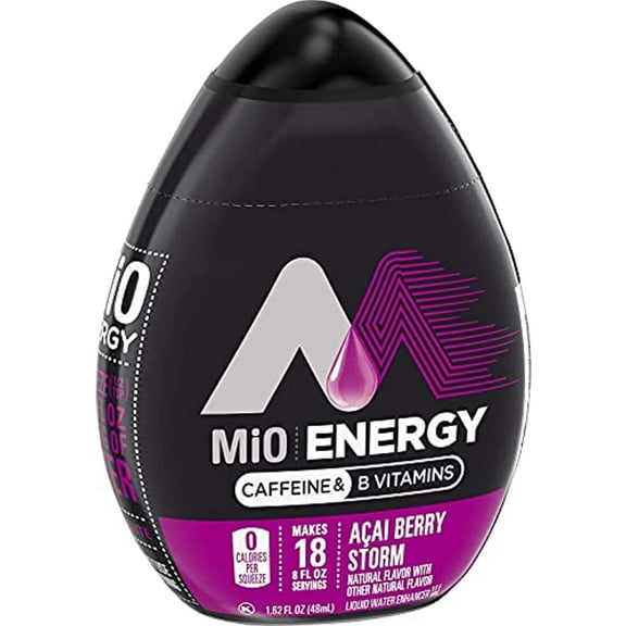 Mio Energy Liquid Enhancer, Acai Berry Storm, 1.62 Fl. Oz - Pack Of 4