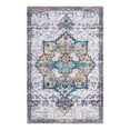 thumbnail image 3 of Unique Loom Renaissance Collection Area Rug - Roma (5' 3" x 8' Rectangle Sea Salt White/Yellow), 3 of 6