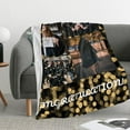 thumbnail image 4 of Custom Blanket with Text Picture Collage Customized Throw Blankets, Birthday Anniversary Wedding Personalized Halloween Christmas Couples Gifts for Boyfriend Girlfriend Photo 8 50"×60", 4 of 6