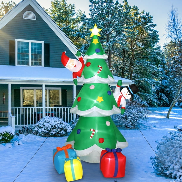 SalonMore Inflatable Christmas Tree Decoration Indoor Outdoor Blow up ...