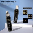 thumbnail image 3 of EALSEM UHF Wireless Microphone Converter XLR mitter Receiver Microphone Wireless System for Dyn, 3 of 5