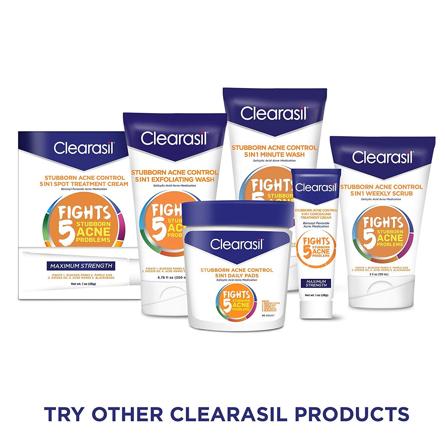 Rapid Rescue Deep Treatment Face Wash, 6.78 oz, Pack of 3 (packaging may vary), Visibly Clearer Skin in as little as 12 hours By Clearasil