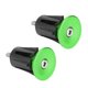 thumbnail image 3 of OKBY Enchufe del Manillar -1 par de empuñaduras de Bicicleta de aleación de Aluminio Tapones de Extremo de Barra Enchufe para Manillar de Bicicleta de montaña y Carretera(Verde), 3 of 5