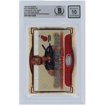 Dwyane Wade Miami Heat Autographed 2003-04 Fleer Hoops Hot Prospects Cream of the Crop #13 Beckett Fanatics Witnessed Authenticated 10 Rookie Card - Fanatics Authentic Certified