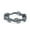 Black, variant on Simulated Cubic Zirconia Size-5 Leaf Eternity Ring Wedding Engagement Band 925 Sterling Silver