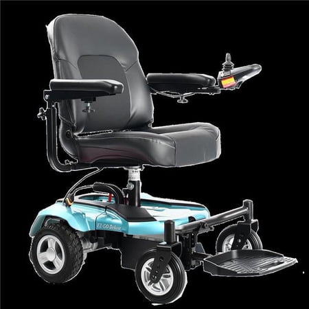 Merits Health Products EZ-Go Portable Power Wheelchair, Blue