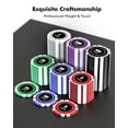 thumbnail image 2 of HEITOK 500PCS 11.5g Professional Poker Chip Set with Aluminum Case for Texas Hold'em, Age 18+, New, 2 of 8